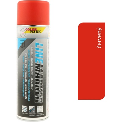 Color mark Linemarker 500 ml červený