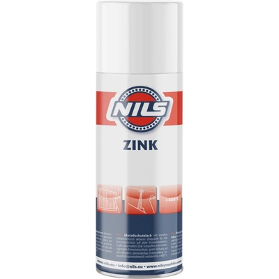 Nils Zinc Spray kovový ochranný lak v spreji 400 ml