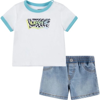 Levi's Levi´s ® Batwing Ringer Denim set - White / Blue (Bright White)