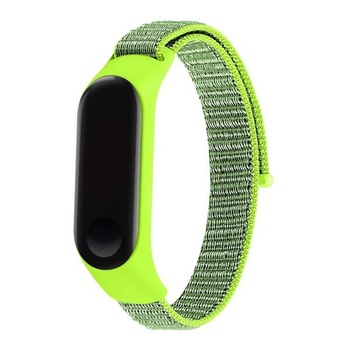 gigapack Каишка Gigapack, Xiaomi MI Band 3, Найлон, Велкро, Жълт (5996457991495) (5996457991495)