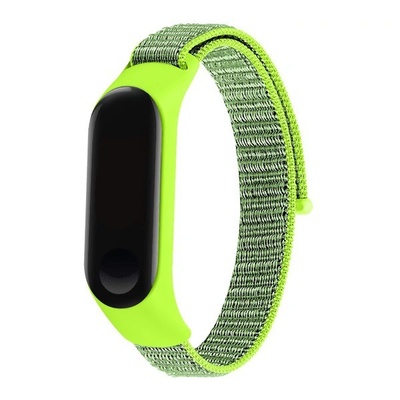 gigapack Каишка Gigapack, Xiaomi MI Band 3, Найлон, Велкро, Жълт (5996457991495) (5996457991495)