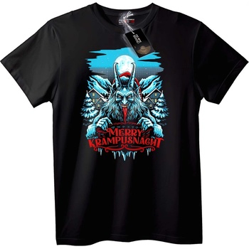 NOONEBRAND Тениска Весела нощ на Краампус - 2XL, White