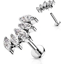 Šperky4U Labreta cartilage piercing LB0041ST-1206