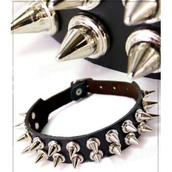 Image 1 of Black & metal колие spikes 2 - bwz-240