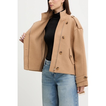 Morgan Палто с вълна Morgan в бежово GMOT (GMOT)