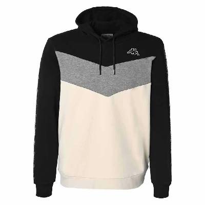 Суичър Kappa Imagino Active hoodie - Grey (Black / White Natural / Grey Ultim)