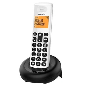 Alcatel e160 безжичен телефон, dect, БЯЛ e160_w (e160_w) Телефонни апарати