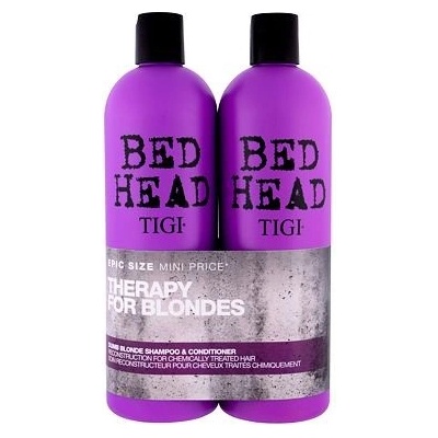 Tigi Bed Head Dumb Blonde : šampon 750 ml + kondicionér 750 ml