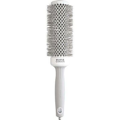 Olivia Garden Expert Blowout Speed Round Brush White & Grey 45 mm