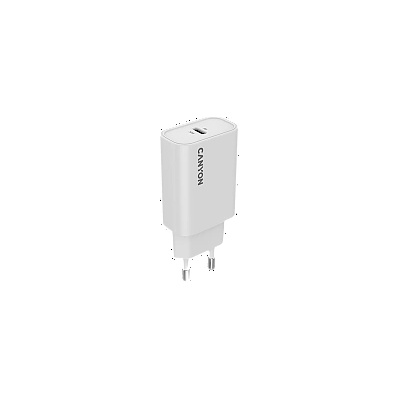 CANYON charger OnCharge 30CL Max Power 30W 1xPD EU White (CNE-CHA30CLW)