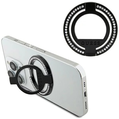 Guess Стойка Guess MagSafe Ring GUMRSALDGK черен с камъни (GUMRSALDGK)