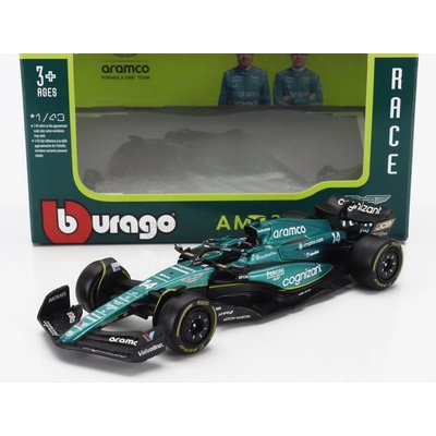 BBurago Model Aston Martin F1 AMR23 14 Fernando Alonso 2023 1:43