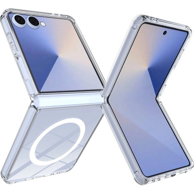 Samsung Прозрачен Калъф за Samsung Galaxy Z Flip7 5G с MagSafe Съвместимост + Скрийн Протектор