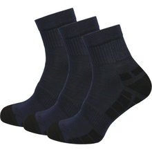 MOOA Silver Bamboo Mid 3-pack modrá čierna