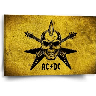 Sablio Obraz ACDC Lebka - 60x40 cm