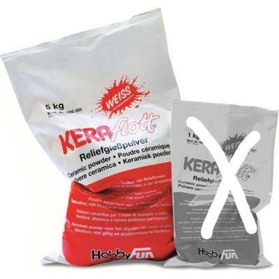 HobbyFun KERAflott - keramická, vysoce pevná bílá odlévací hmota 5 kg – Hledejceny.cz