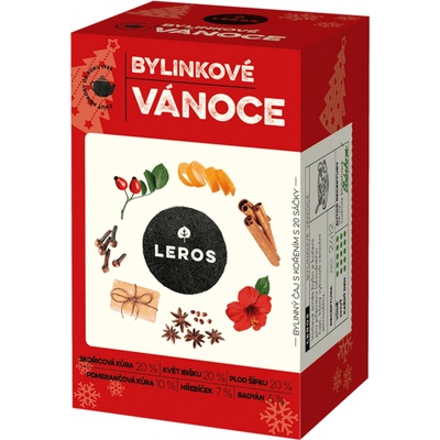 Leros BYLINKOVÉ VIANOCE bylinný čaj s korením 20 x 2 g