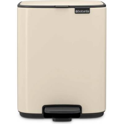 Brabantia Кош за боклук Brabantia Bo Pedal 1010077, 7 л, Плавно затваряне, Гумирана основа, Бежов (1010077)
