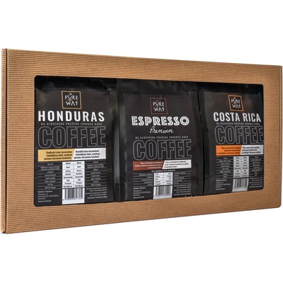 Pureway Honduras Costa Rica Espresso zrnková 0,6 kg