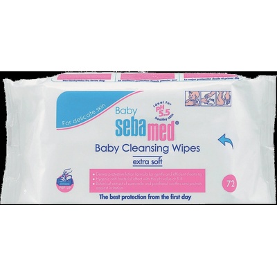 Sebamed detské vlhčené utierky 72 ks