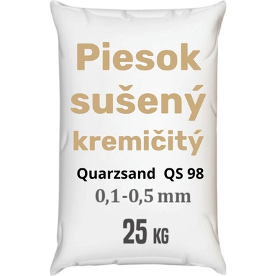 IZOLUJ.TO Kremičitý piesok sušený Balenie: 25 kg vrece, Zrnitosť: 0,3 - 0,6 mm