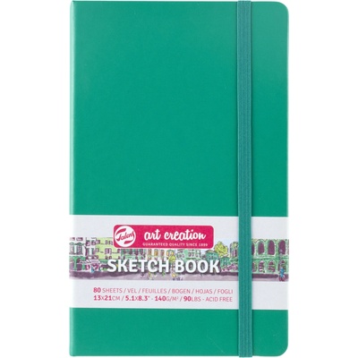 Talens Art Creation Sketchbook v pevné vazbě Forest Green 13 x 21