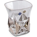 Bohemia 1845 Чаша за уиски Bohemia 1845 Pyramida Platinum 280ml, 6 броя (1005762) - topmall