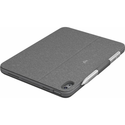 Logitech ochranný kryt s klávesnicí Combo Touch Apple iPad 2022 10. generace mezinárodní US 920-011382 šedá