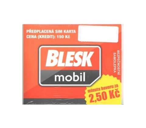 SIM karta Blesk mobil