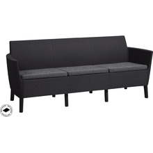 Allibert Salema 3 seater sofa - grafit