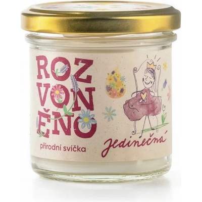 Rozvoněno Jedinečná přírodní s gerániem a palmovou růží 130 g