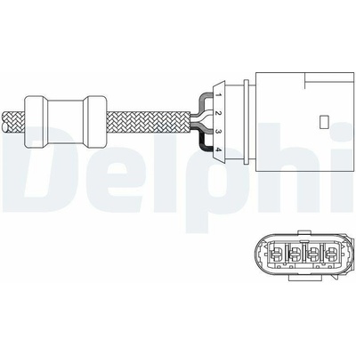Lambda sonda DELPHI ES20348-12B1 (ES2034812B1)