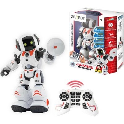 MaDe Robot Zigybot James špion 20 funkcí
