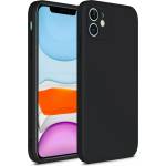  Гръб Liquid Silicone TPU за Huawei P40 Lite E - Черен