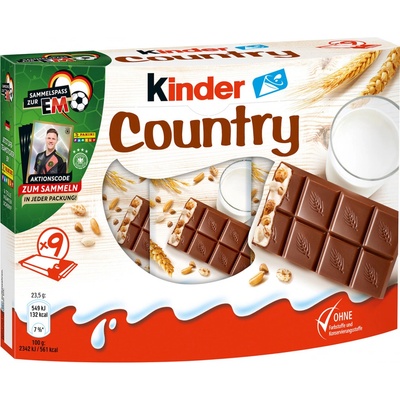 Ferrero Kinder Country 9x23,5 g – Zboží Mobilmania