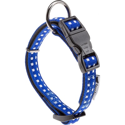 Ferplast Cricket - Регулируем нашийник за кучета с мека подложка, 48-70 см, /25 мм. син