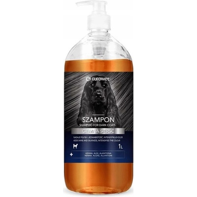 Eurowet Dark coat šampon pro psy 1 l