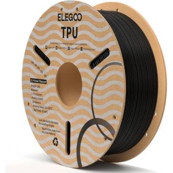 Elegoo TPU -1.75mm-1KG-Cardboard Spool-Black (50.203.0237)