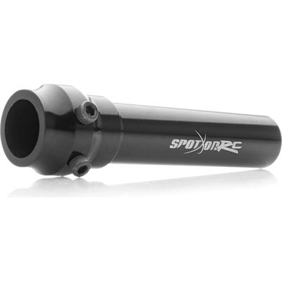 SpotOnRC Predĺženie výfuku vnútorný priemer 15,2 mm čierne