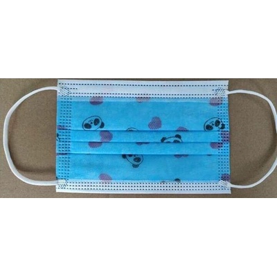 Microcig Rouška panda dětská modrá