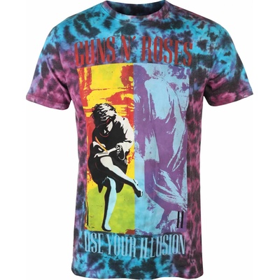 ROCK OFF мъжка тениска Guns N' Roses - Use Your Illusion - BLUE - ROCK OFF - GNRTS127MDD