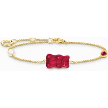 Thomas Sabo x HARIBO náramok Red goldbears & pearl A2151-430-10