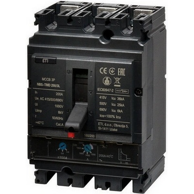 ETI NBS-TMD 250/3L 200A 3P 004673071