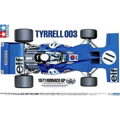 Tamiya Tyrrell 003 1971 Monako GP 1:12
