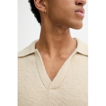 Calvin Klein Пуловер с вълна Calvin Klein в бежово LV04LD307G (LV04LD307G)