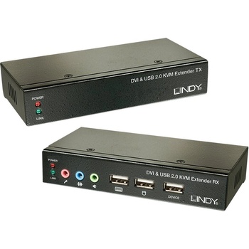 Image 1 of Lindy LINDY Cat6 KVM екстендър Classic DVI USB Audio, 50m (39377)
