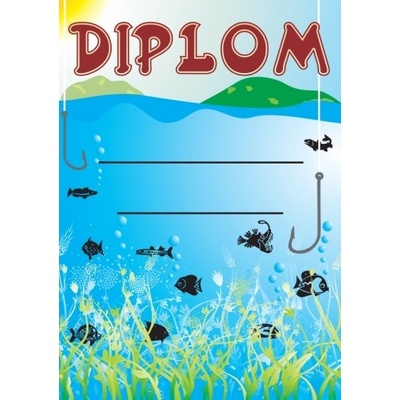 Diplom DL145 dětský rybářský – Zboží Dáma