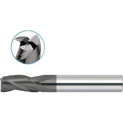 Master 310-204-1 - Fréza na kov tvrdokovová TiAlN pr. 1,5 mm, 3-břitá, nesouměrná, krátká