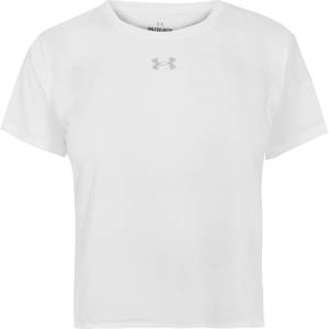 Under Armour Фланелка с къс ръкав Under Armour Women's Velociti Short Sleeve Performance Gym Top - White/Reflect