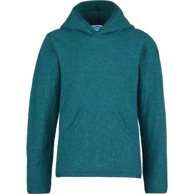 Reiff Детски вълнен пуловер Reiff Kid's Hoody - Emerald - размер 104 (EU) (704-1416-0313)